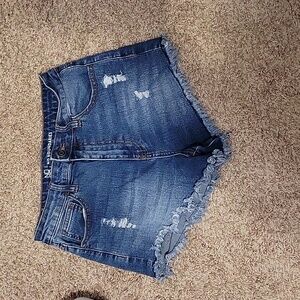 Denim shorts